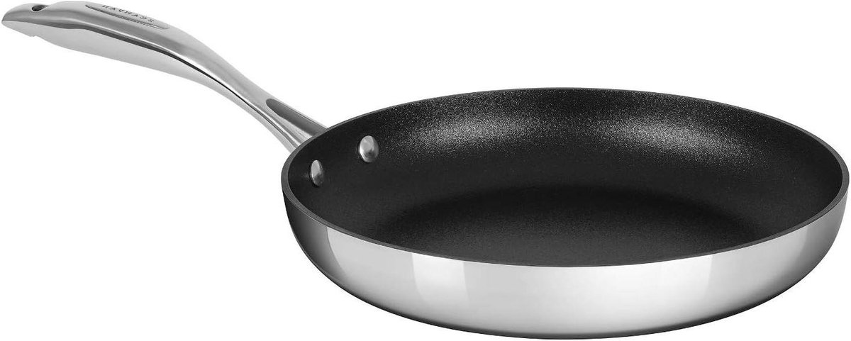 Braadpan - Kookpan Pan - Stoofschotels Maken - Roestvrij Staal - 28 cm - Zwart