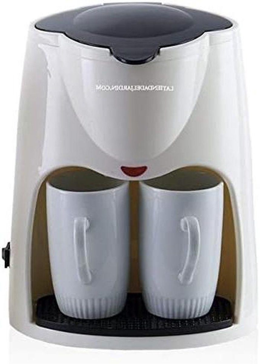 Koffiezetapparaat - Filterkoffieapparaat Koffiekan - Koffie Zetten - Permanent Nylonfilter - 06 liter - Grijs