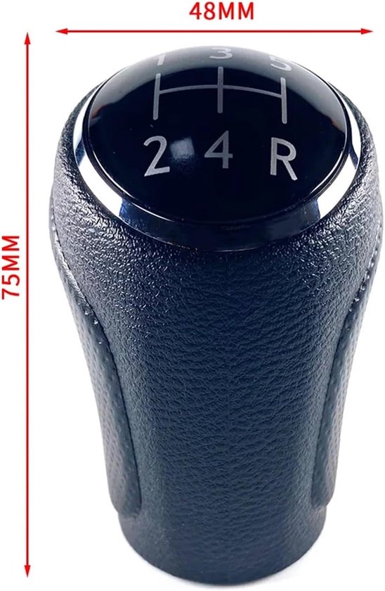 Schakelpookknop - Versnellingspook - Verbeterde Rijervaring - Ergonomisch Ontwerp - One Size - Zwart — afbeelding 2