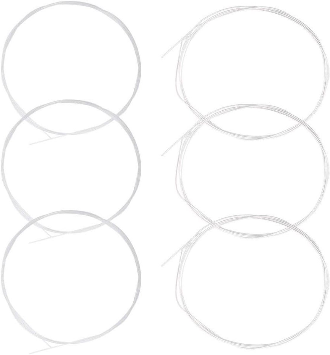 Set van 6 Klassieke Gitaarsnaren Vervanging Nylon en Koper