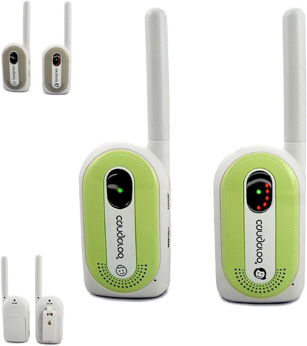 Audio Babyfoon - Baby Monitor - Baby Bewaken - Kristalheldere Geluidsoverdracht - 13 km Bereik - Groen