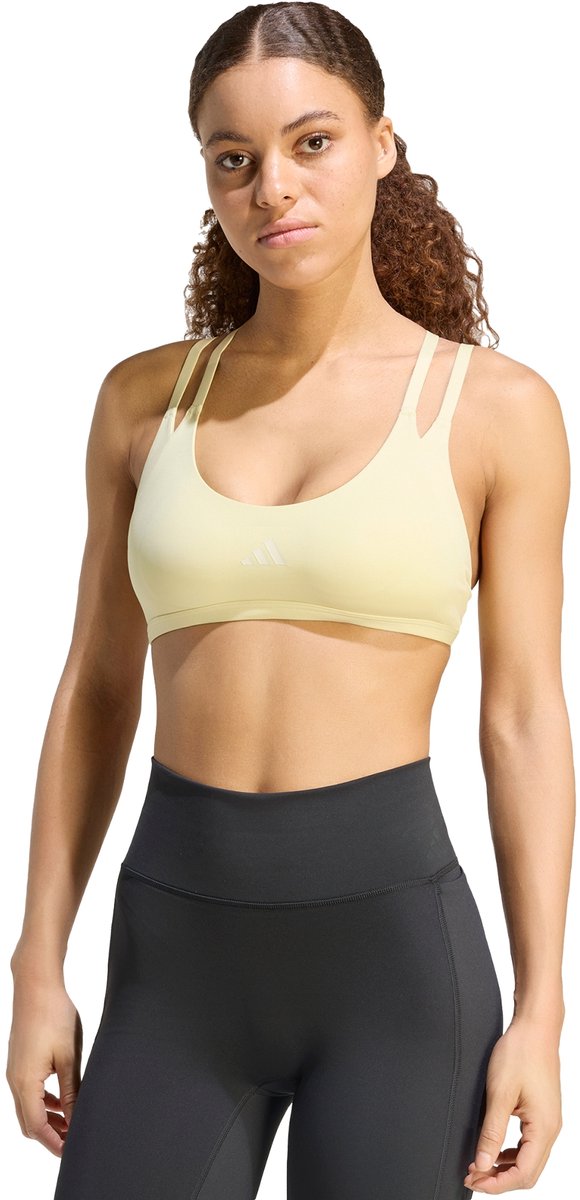 Adidas Performance Optime Strappy Light Support Workoutbeha - Dames - Geel