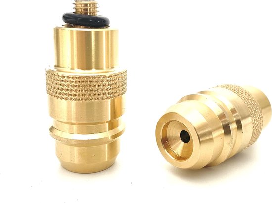 Tankadapter Euronozzle - LPG Autogas - Brandstof Vullen - Topkwaliteit EU - 64 mm 10 mm - Zilverkleurig — afbeelding 2