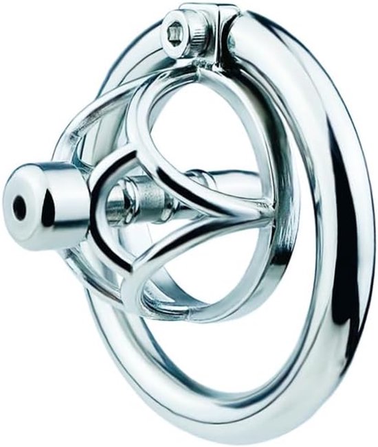 Sportkooi RVS - Verstelbare band - Yoga Accessoire - Metalen Gesp - 55 mm - Zilver — afbeelding 4
