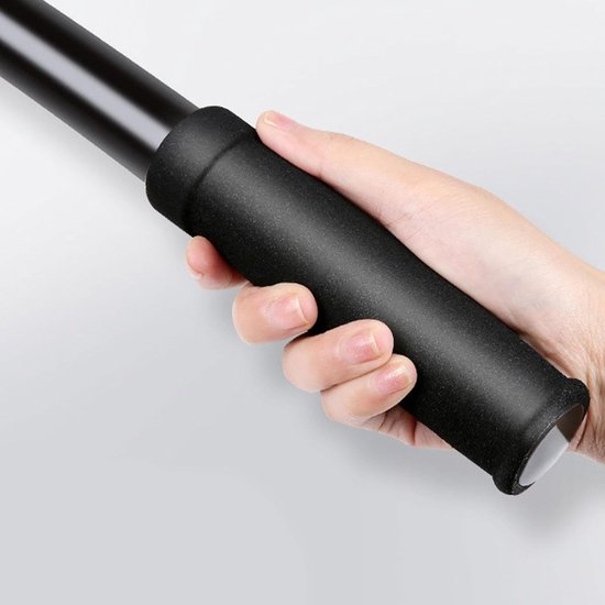 Autowasborstel Telescopisch - Wasborstel Auto Caravan - Auto Reinigen - 15 Graden Gebogen Steel - Tot 112 cm - Wit — afbeelding 3