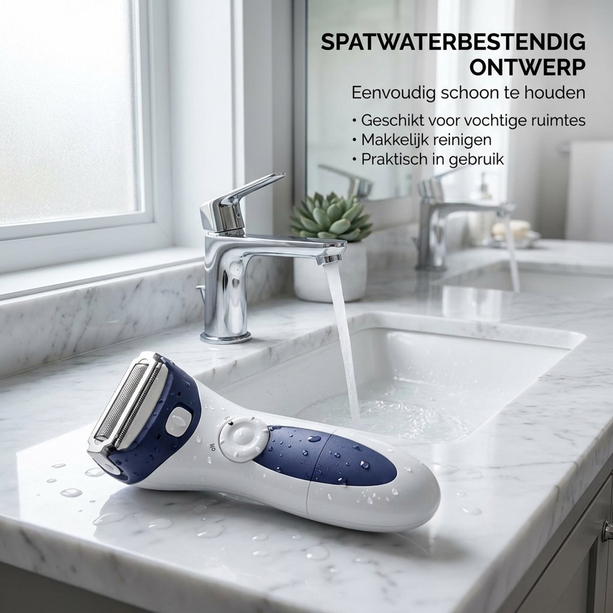 Golermo Ladyshave voor Vrouwen - 2-in-1 Scheerapparaat Dames thumbnail 3