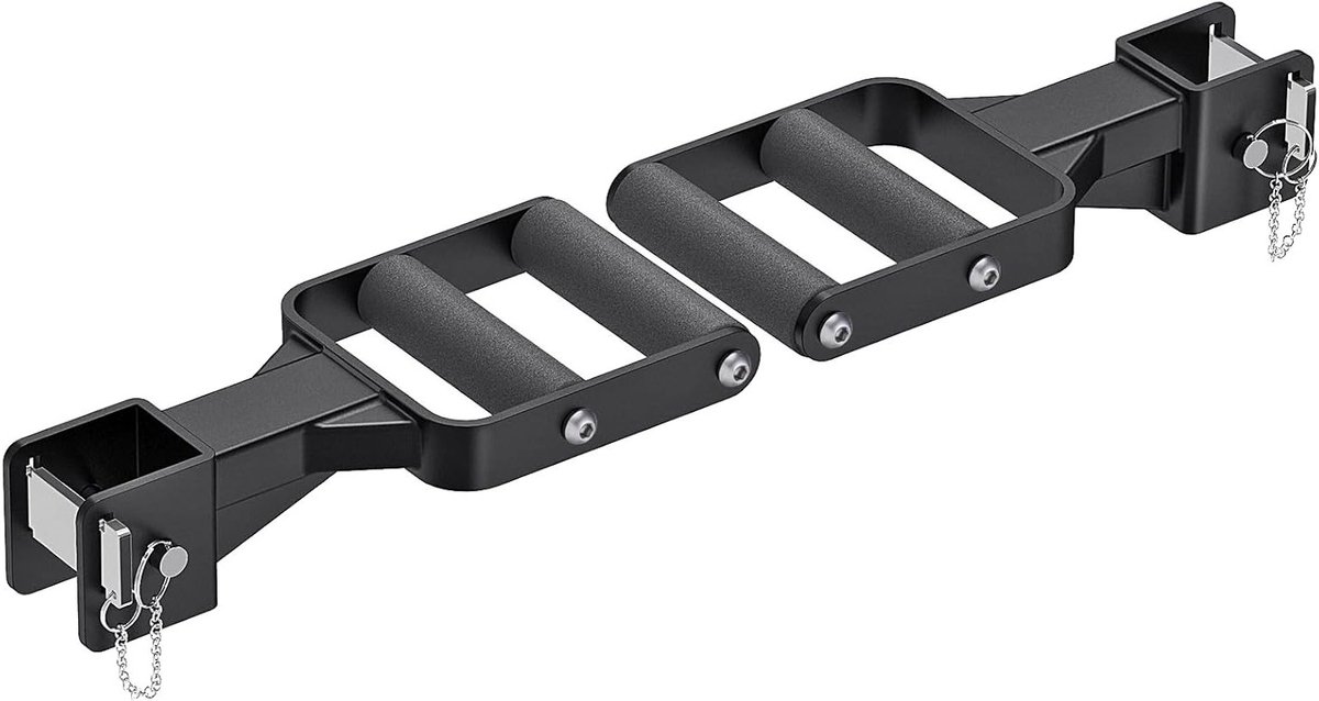 Muti-Grip Dip Bars Accessoire voor Power Rack, Geschikt voor 5x5cm en 7.5x7.5cm, Ideaal voor Thuisgym, Krachttraining en Fitness, Comfortabele Foam Grepen, Breed en Smal Handvat