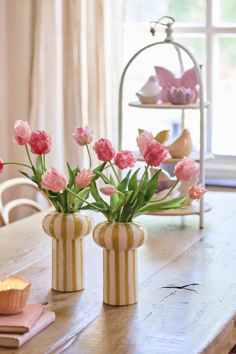 House of Nature Tulpen boeket roze met franjes