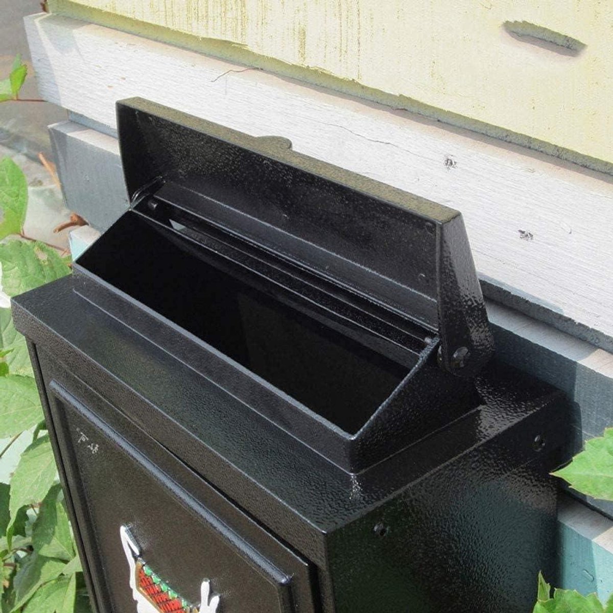 Brievenbus - Wandbrievenbus Tuin - Post Veilig Opslaan - Afsluitbaar - 47x34x17cm - Zwart