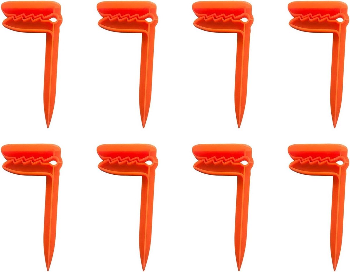 Strandlaken Klemmen - Handdoek Clips - Strand Beveiligen - Zonbestendig - 8 stuks - Blauw