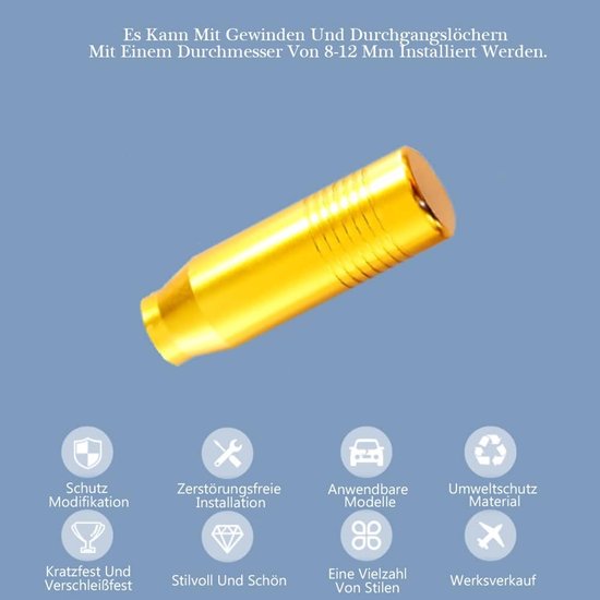 Universele Versnellingspook Schakelhendel - Aluminiumlegering 8,5 cm van Automount — afbeelding 3