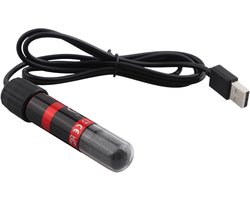 Aquarium Verwarmer - Dompelverwarmer Zoetwater - Stabiele Watertemperatuur - Automatische Temperatuurregeling - Tot 20 Liter - Zwart