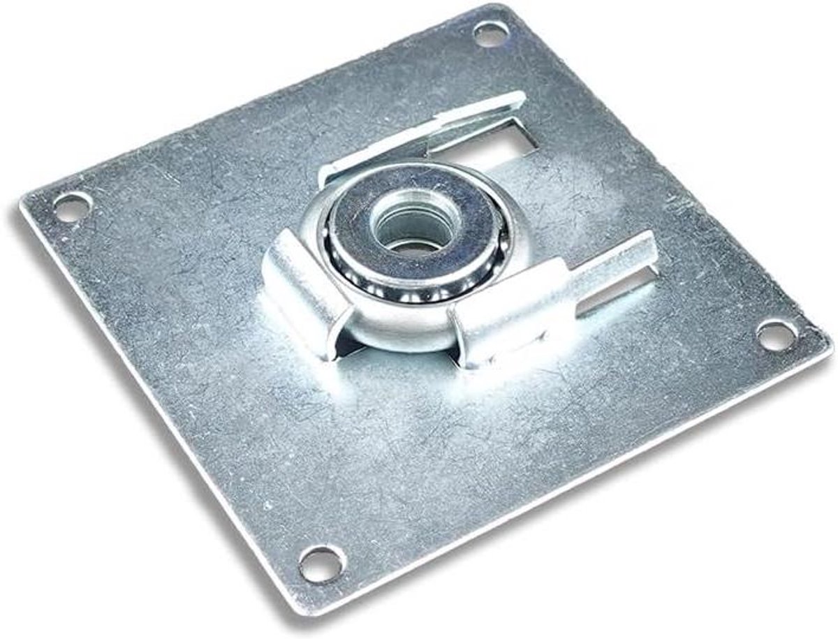 Rolluiklagerhouder - Lagerschaal lager - Rolluiken monteren - Verzinkt staal - 42 mm - Zilver