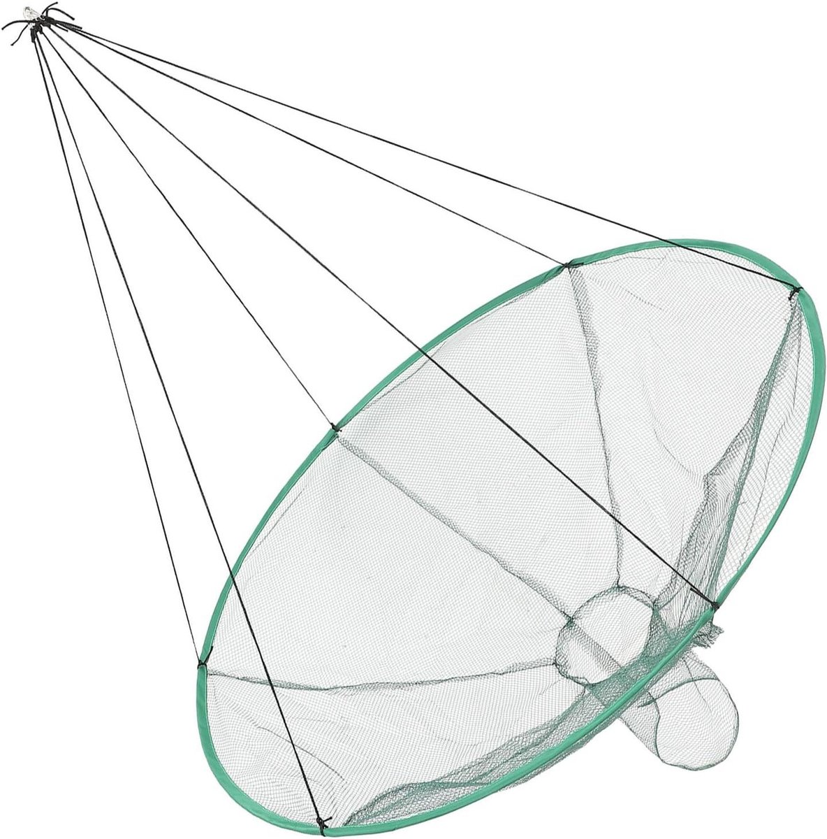 Opvouwbaar Visnet - Krabbenval Garnalenvangst - Vissen Krabben Vangen - Compact Opvouwbaar Ontwerp - 80x80x50cm - Diverse Kleuren