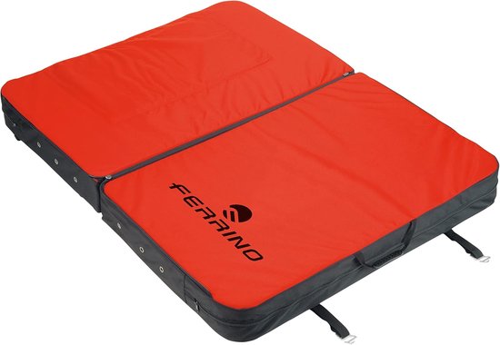 Crash Pad - Valmat Buiten - Outdoor Avontuur - 3-laags Bekleding - 200 x 65 cm - Zwart-Rood — afbeelding 2