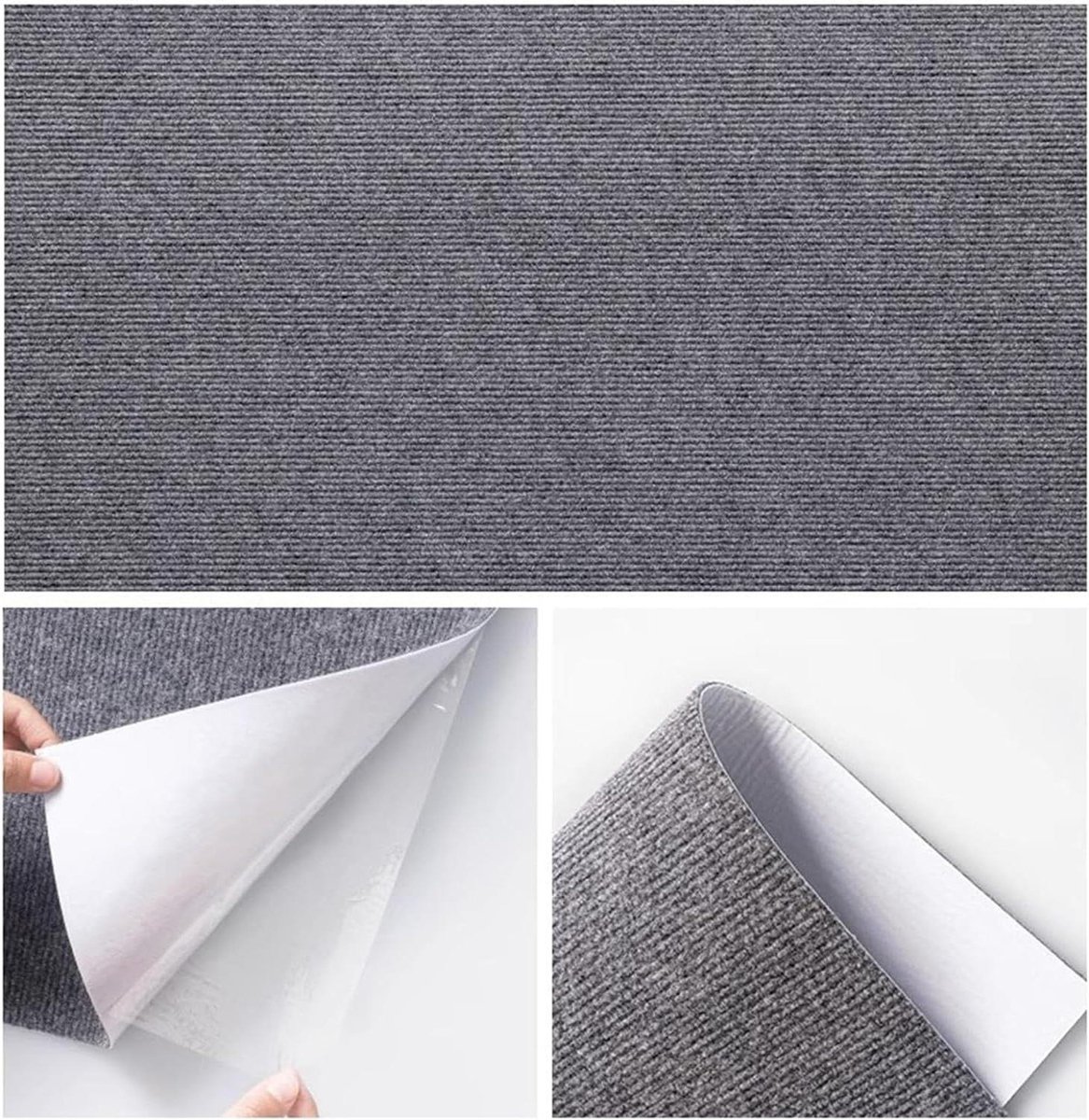 Zelfklevende Tapijttegels - Vloertegels Tapijt - Vloer Vernieuwen - Antislip Oppervlak - 5