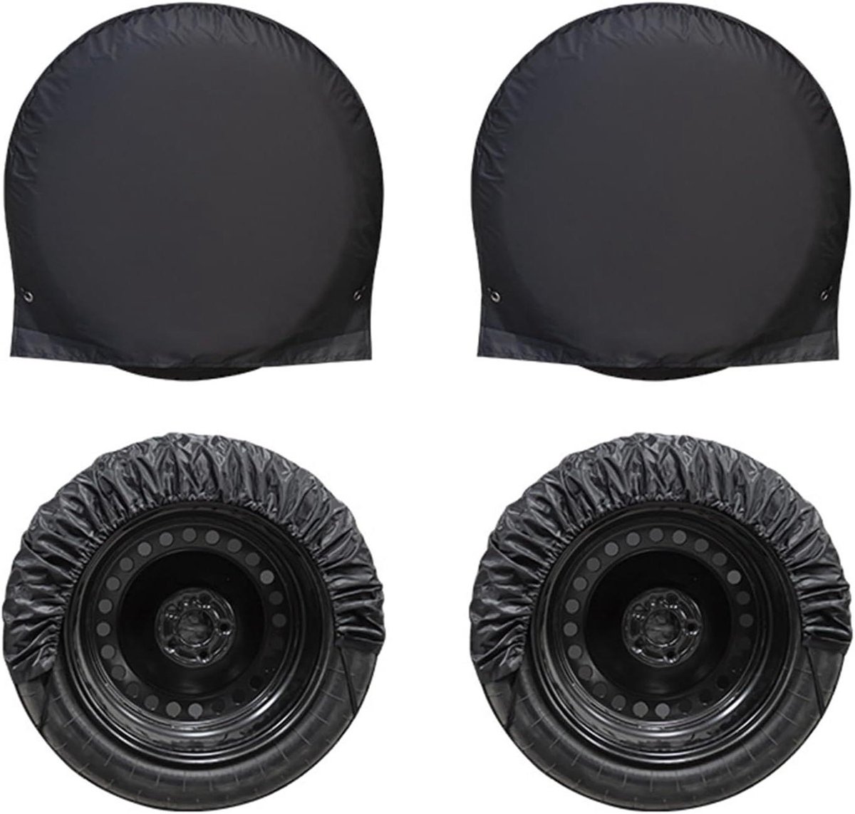 Reserve Wiel Band Covers - Bandenhoes Beschermhoes - Banden Opslag - Waterdicht Stofdicht - 80 cm - Zwart