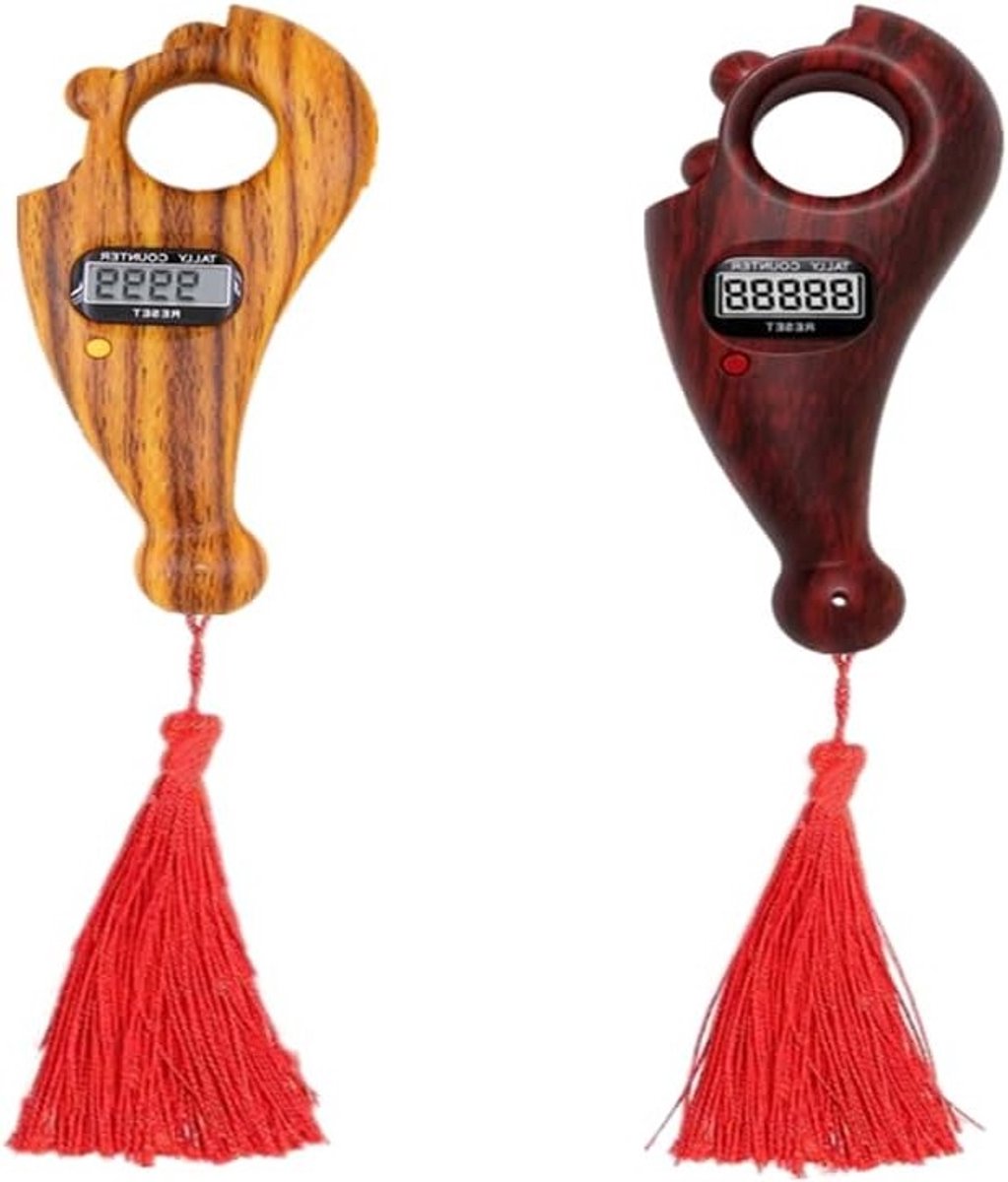 Digitale Vinger Teller met LCD Display, Tasbih en Gebedskralen Teller voor Boeddhistische en Islamitische Rituelen, Ideaal voor Ramadan en Meditatie