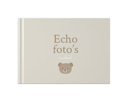 Fyllbooks – Mijn Echo Boekje – Fotoboekje, Echo Bewaarmap – Invulboek voor Echofoto’s – Teddy