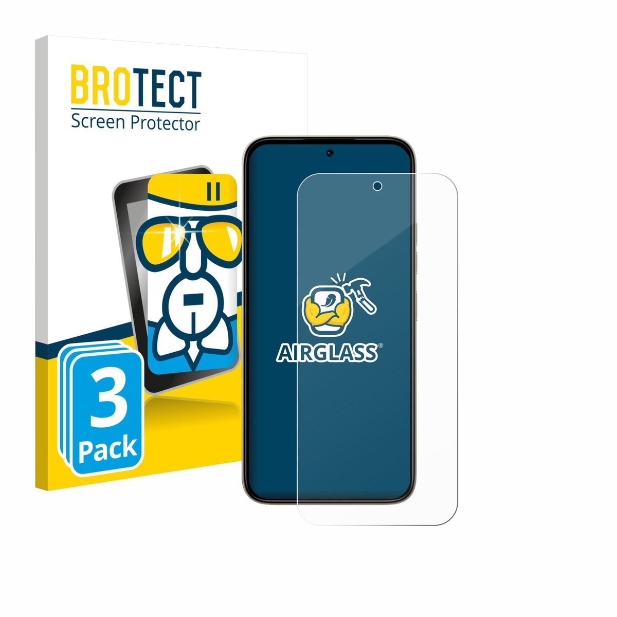 Screenprotector 3 Stuks voor Tecno Spark 50 5G Beschermglas transparant