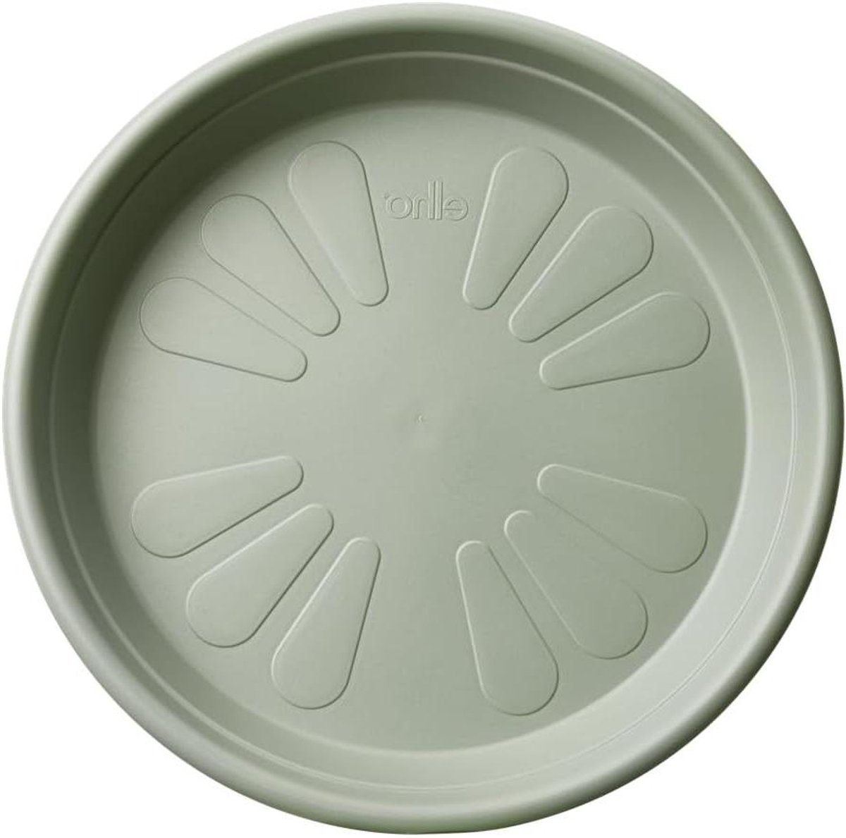 Universele Schotel Rond - Bloempot Schotel - Binnen & buiten planten - Gemaakt van gerecycled plastic - 30 cm - Tijmgroen