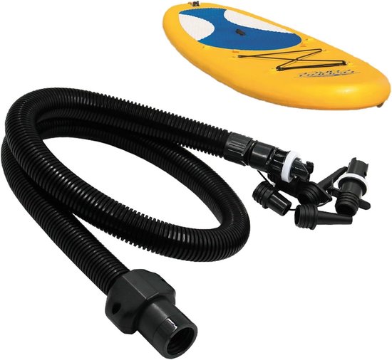 Luchtpompslang Adapter - Opblaasbuis Kit - Watersport Accessoires - Universele Compatibiliteit - 10.5 x 7 x 1.5 cm - Meerkleurig — afbeelding 4