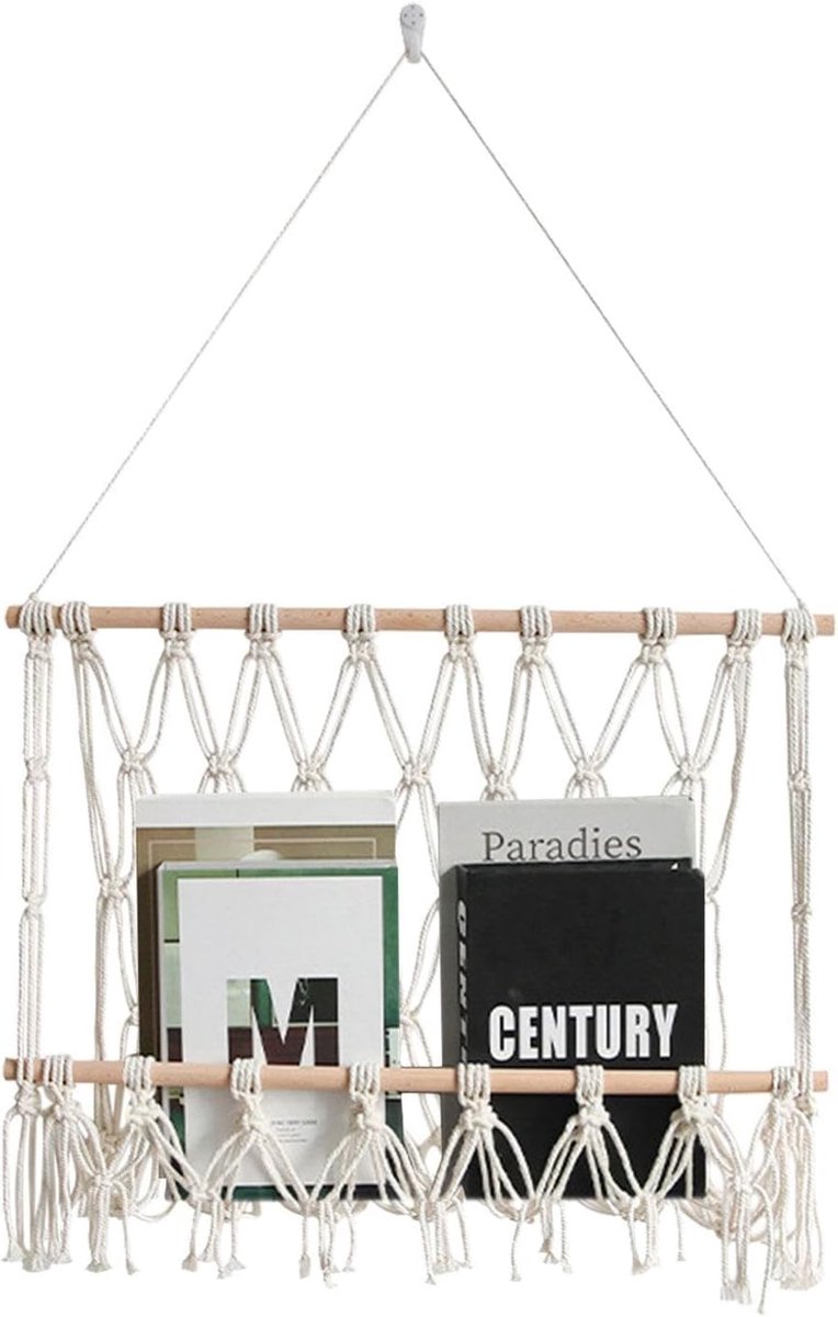 Speelgoed Net - Knuffel Organizer - Opbergen Kinderkamer - Handgeweven Kwaliteit - 45x55 CM