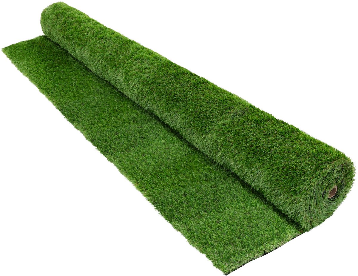 Gazontapijt kunstgrasrol 150x300 cm 4,5m² groen, weerbestendig, 35mm, grasmat per meter, kunstgras