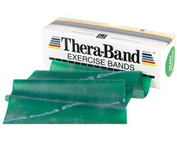 Thera-Band - Weerstandsband Oefenband Groen - 5,5 meter lang - Zware Weerstand