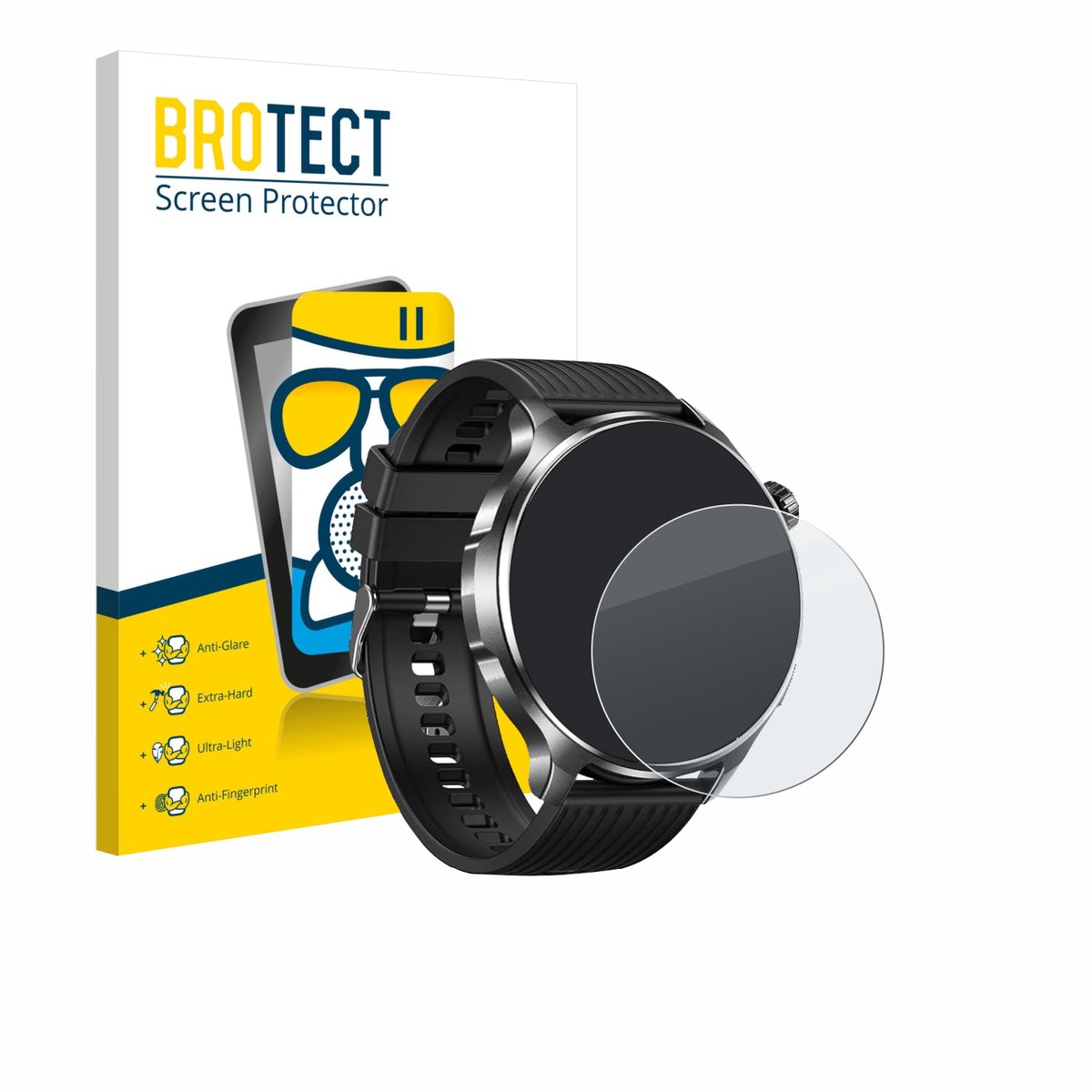 BROTECT - Screenprotector voor SLOKSFil I136 1.52" - Folie Beschermfolie Beschermglas matte