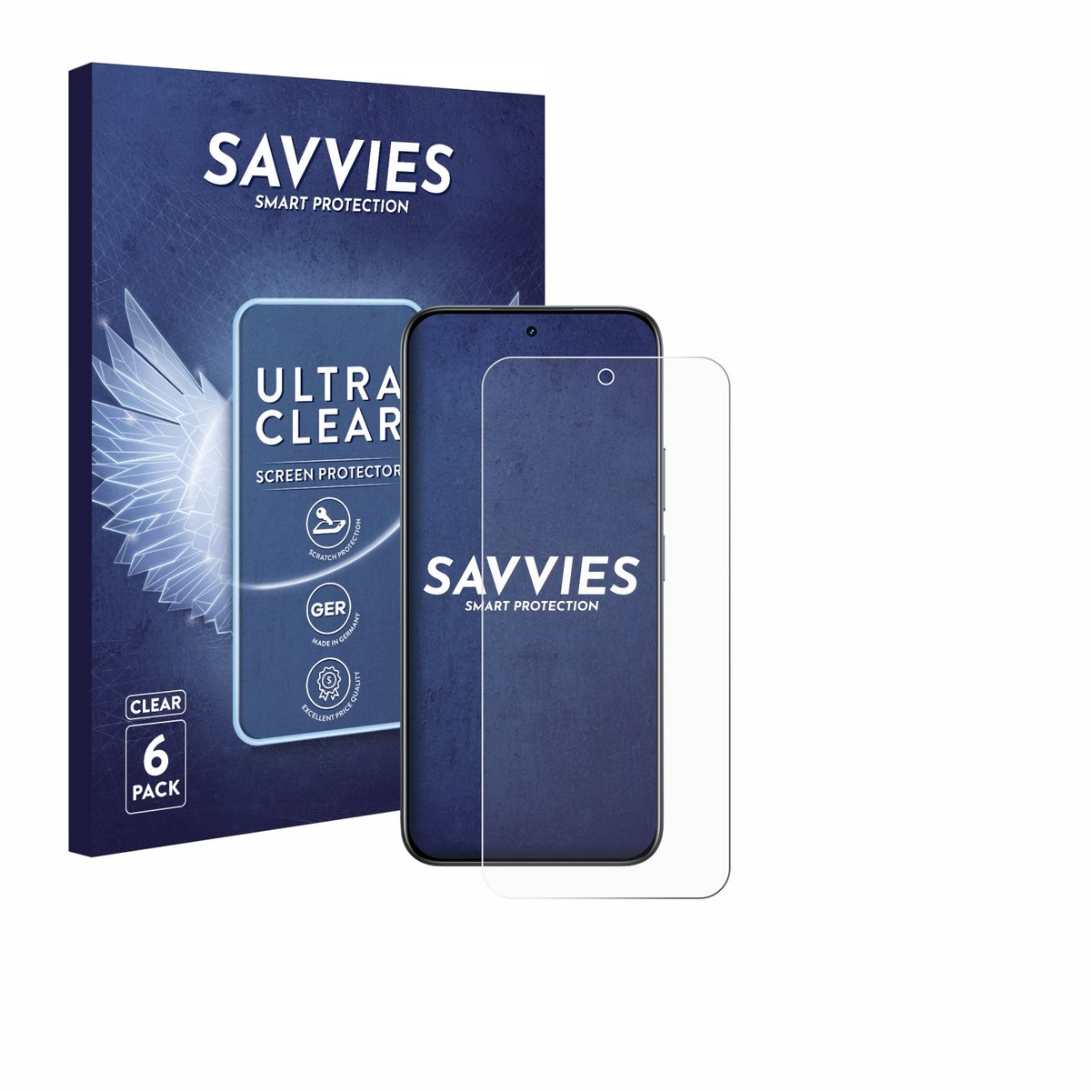 Savvies - Screenprotector voor realme C85 5G - Folie Beschermfolie transparant 6 Stuks