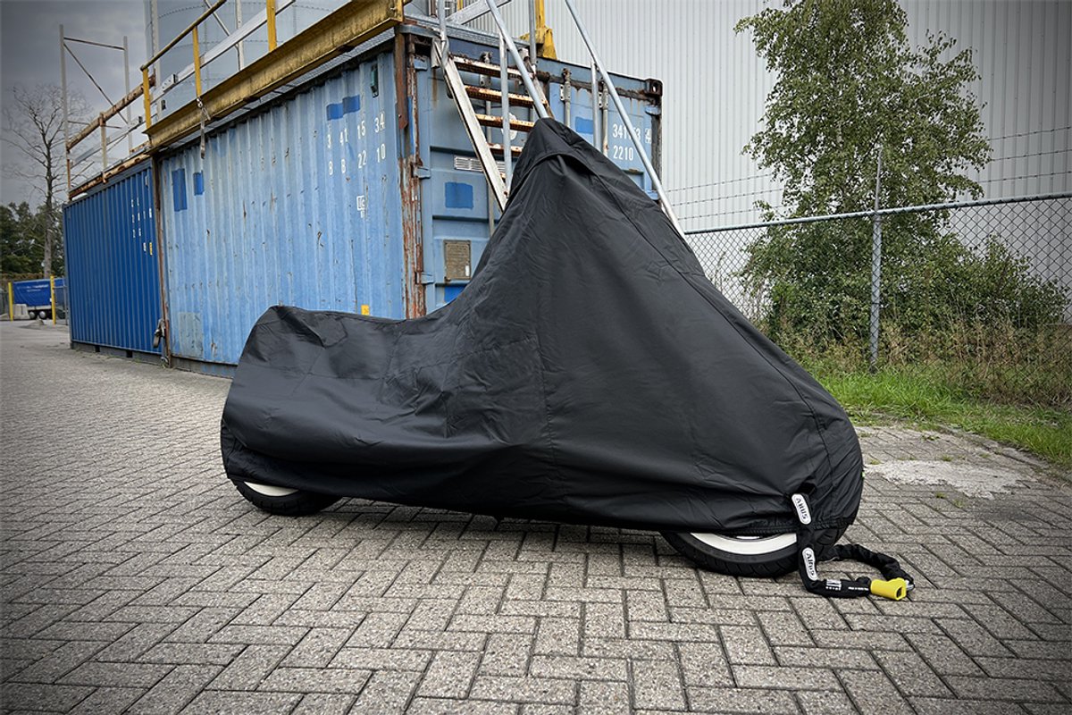 ALFA Motorhoes Buiten – Waterdichte Motor Cover – Regen- & Weerbestendig – Maat L – DS COVERS – foto 6