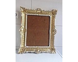 artissimo Barok Italiaans Frame Goud Wit Fotolijst Barok 57x47 Antiek Fotolijst Nieuw