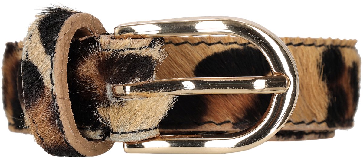 Charm London Milaan Damesriem - Maat 105 - Panter Print