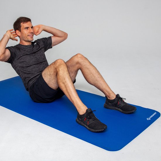 Schildkröt Fitness 960163 yogamat Rubber Blauw van Schildkröt — afbeelding 3