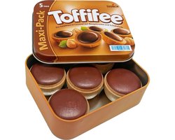 Tanner speelgoed Toffifee houten snoepjes in metalen doosje - rollenspel.