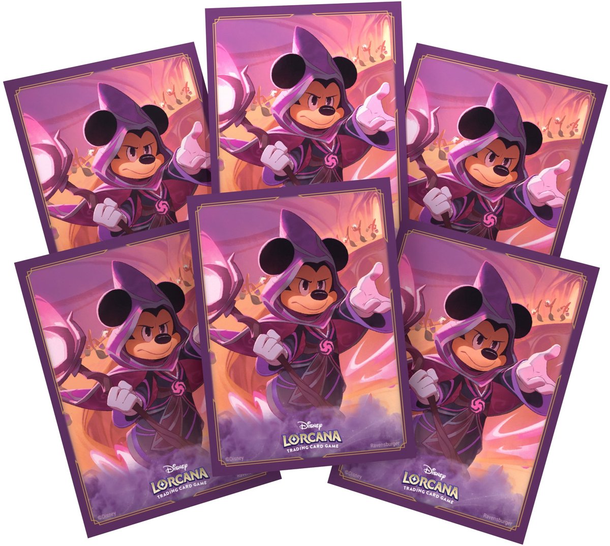 Disney Lorcana kaart sleeves Mickey Mouse Reign of Jafar 65 stuks.