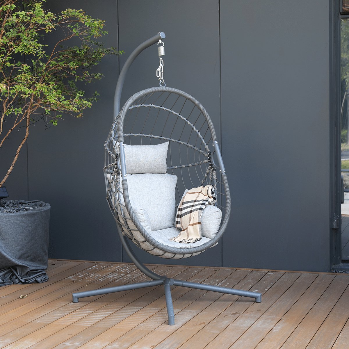 Hangstoel SenS-Line Lisa Relax Antraciet - 34550-B