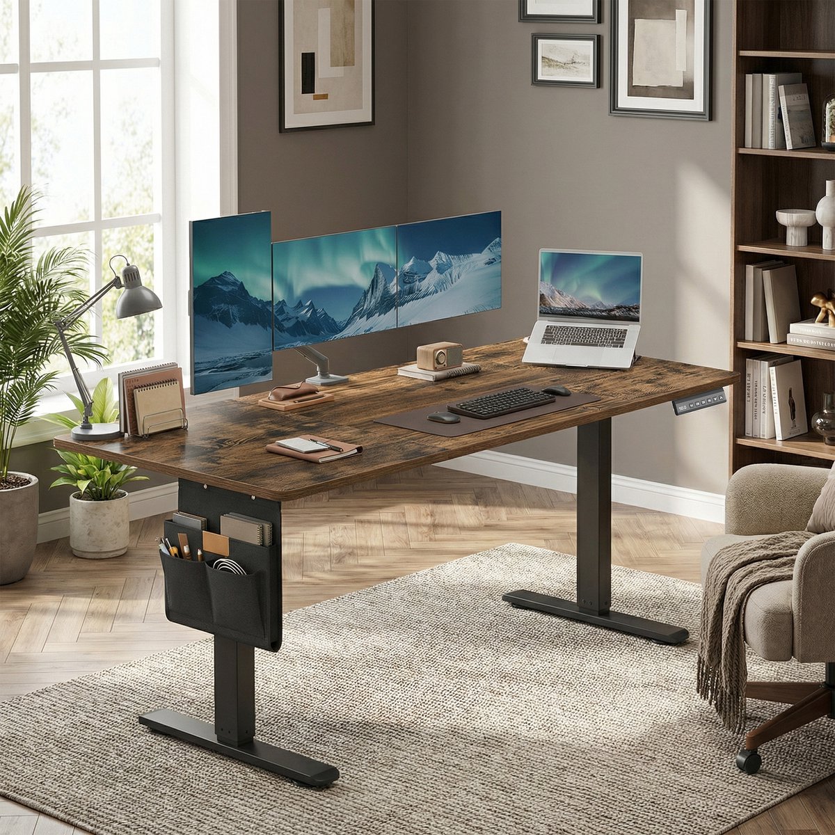 SONGMICS SONGMICS Zit-Sta Bureau - afbeelding 4
