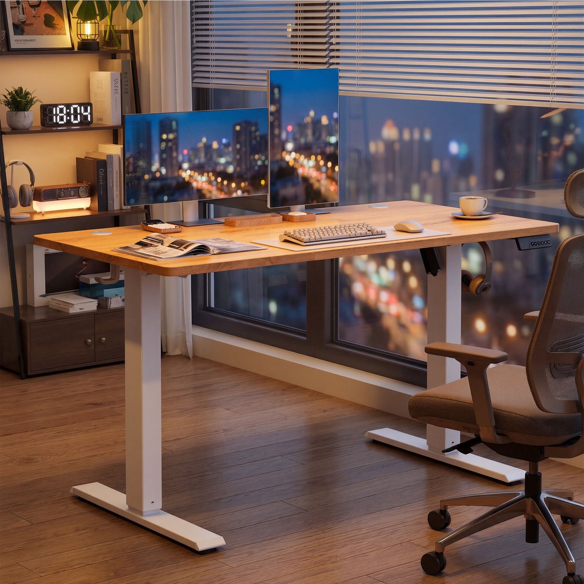 VASAGLE VASAGLE Elektrisch Zit-Sta Bureau - afbeelding 4