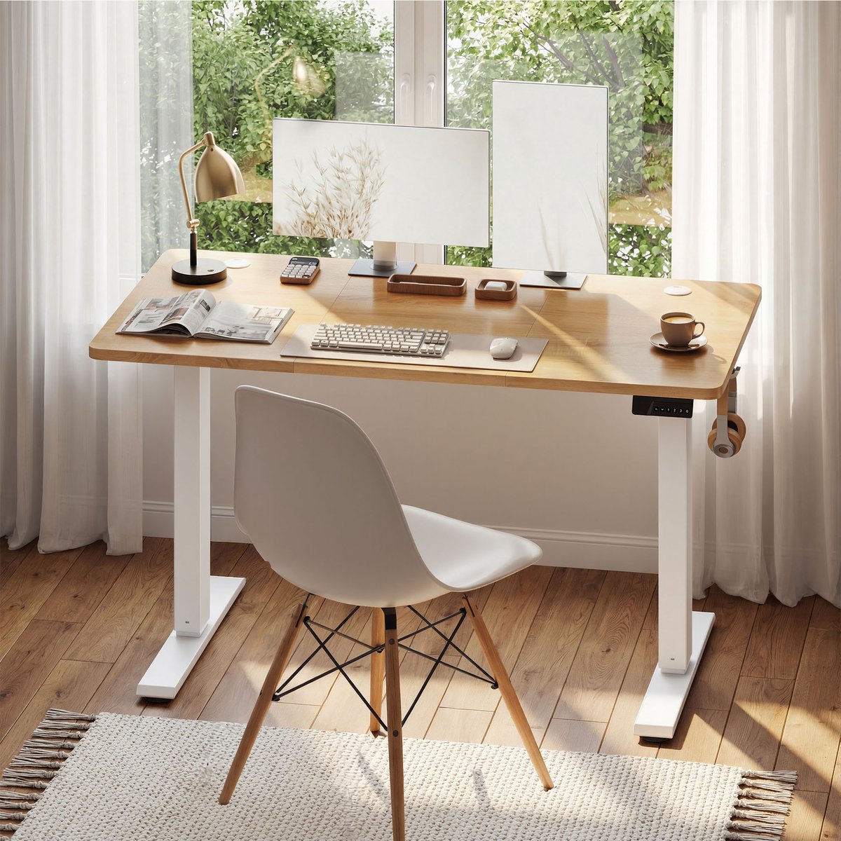 VASAGLE VASAGLE Elektrisch Zit-Sta Bureau - afbeelding 3