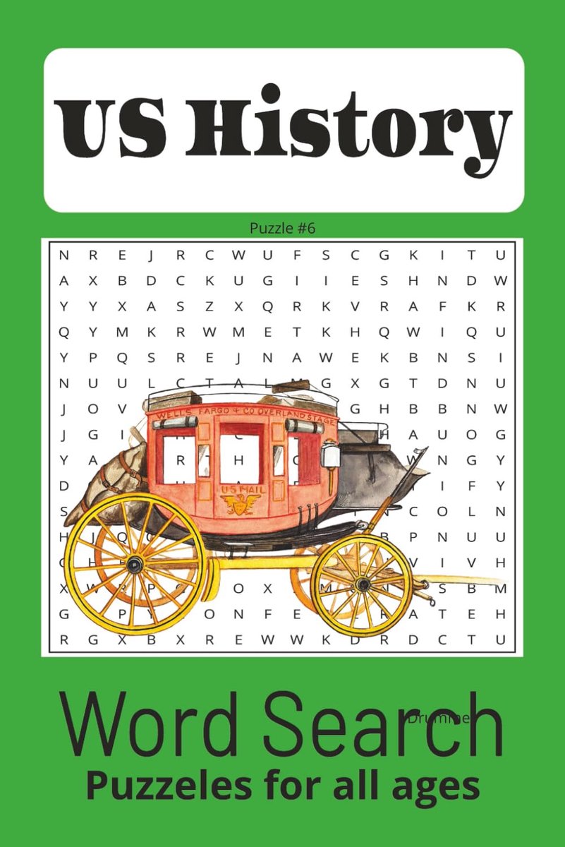 Geschiedenis Puzzelboek - Woord Zoek Puzzels - Ontspanning Leren - Meer Dan 50 Thema's - 6x9 Inch