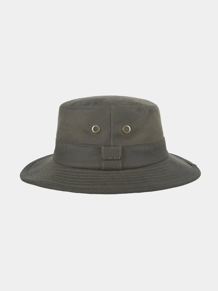 Ledyard - Katoenen wax bucket - Olijf groen