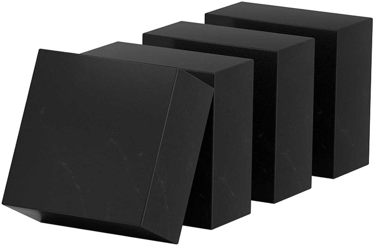 Rubberen Blokken - Schokdempers - Apparatuur Dempen - Vierkant Ontwerp - 80x80x15 mm