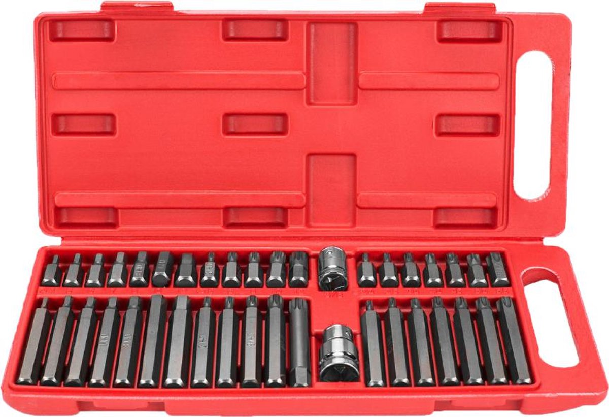 Silver Serie - 40-delige Bit Set - Torx - Spline - Hex