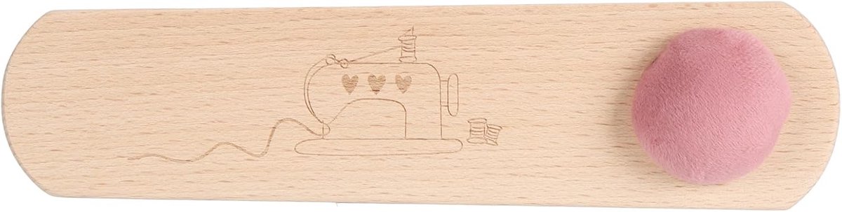 Kleermakers Klep - Strijk Hulp - Strijken Quilten - Efficiënt Ontwerp - 26 x 8 x 5 cm - Houtkleur