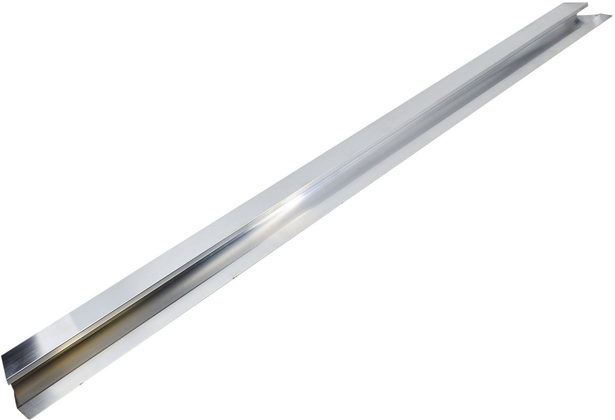 AWTOOLS Professionele H-Profiel Afreilat - 250 cm - Stucadoorslat - Aluminium - Onbuigbaar - Voor Gips, Mortel en Dekvloeren - AWBL25165