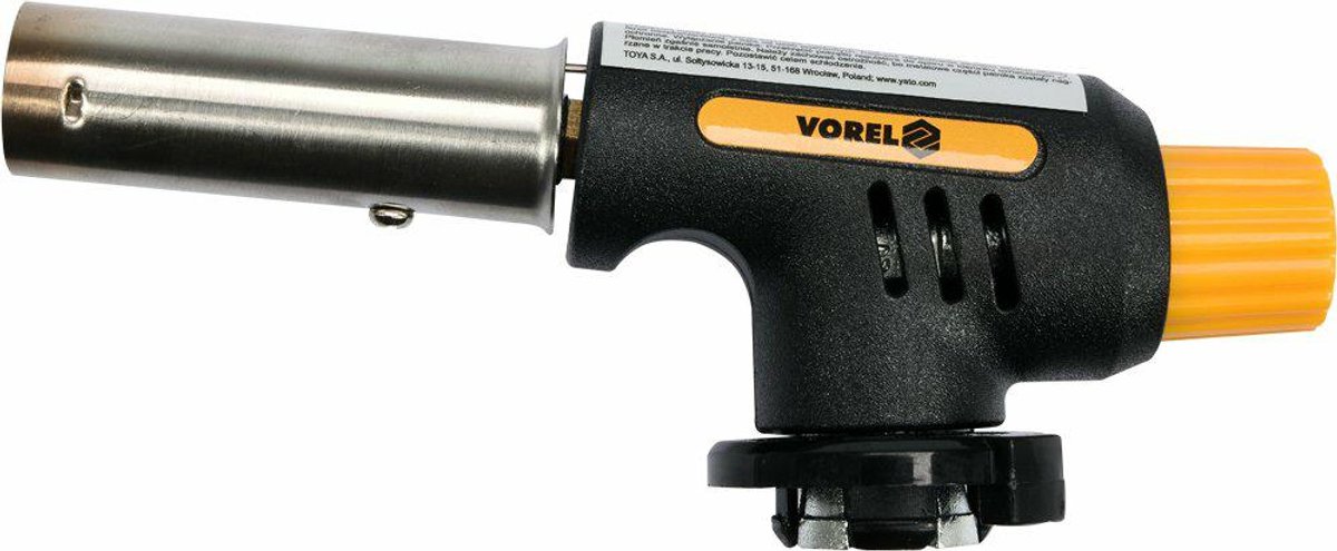 Vorel 73412 - Gasbrander - 1.3 kW - 1300°C - PiezoElektrische Ontsteking