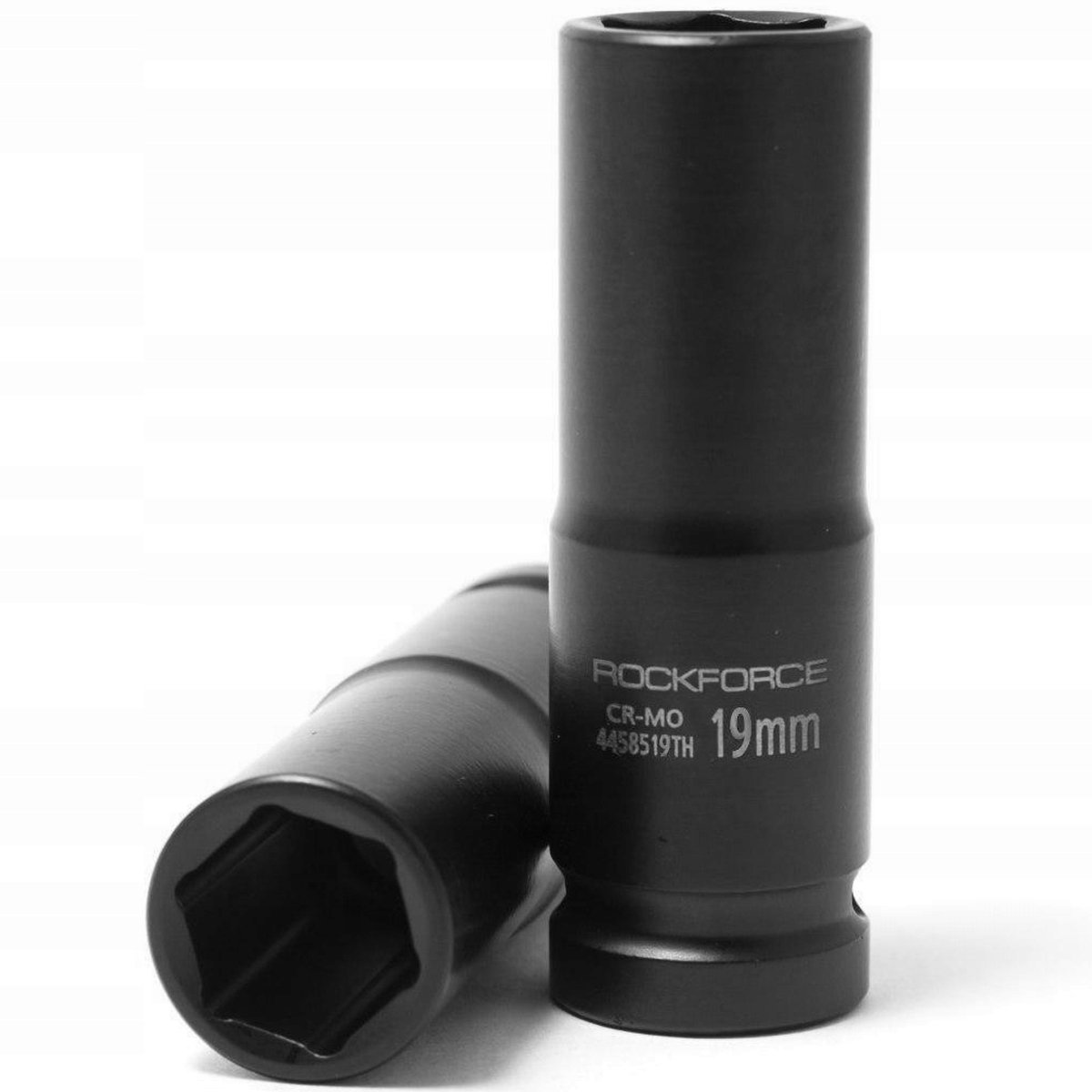 Rockforce Serie - Diepe Slagmoersok - 19mm - 6-hoekig - Dunwandig