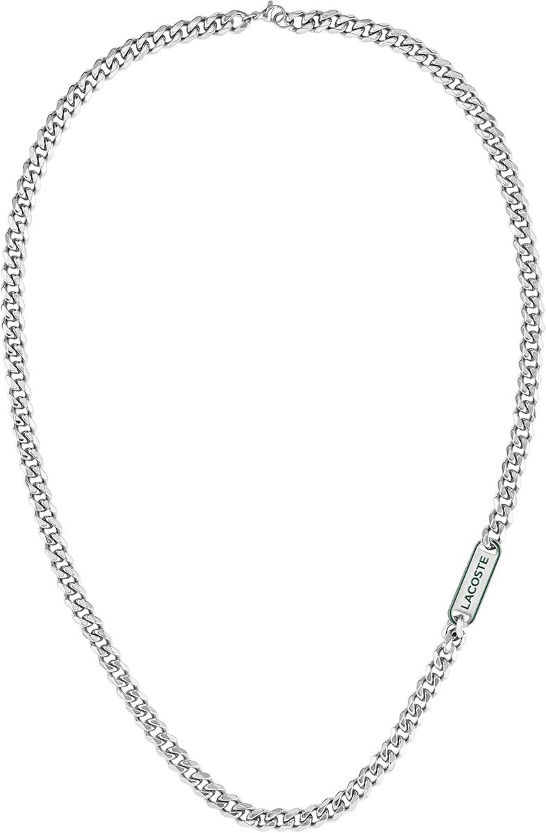 Heren Ketting - RVS Halsketting - Dagelijks Dragen - Iconisch Symbool - One Size - Zilverkleurig